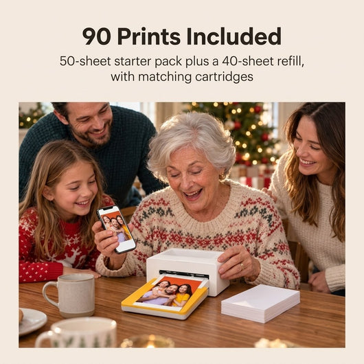 Saltbox Dock Photo Printer · 90-Print Bundle