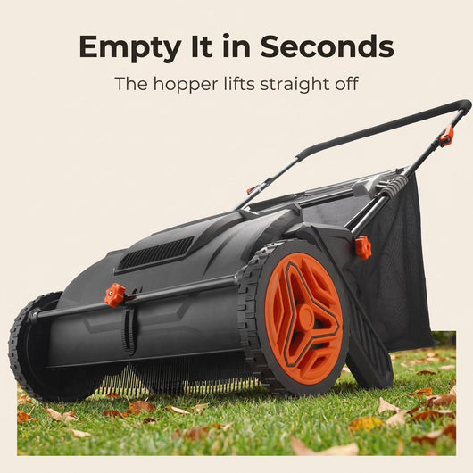 Saltbox Push Lawn Sweeper · 21"
