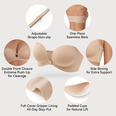 The Strapless Push-Up & Lift Bra